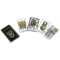 Stained Tarot Cards High Quality Card Deck Of Many Things Leisure Entertainment Game Card Gathering Divination Board Games