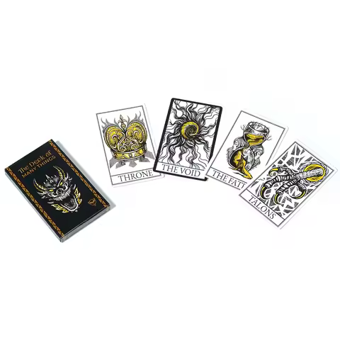 Stained Tarot Cards High Quality Card Deck Of Many Things Leisure Entertainment Game Card Gathering Divination Board Games