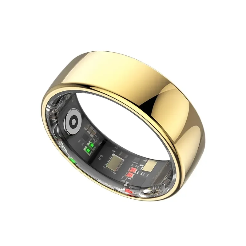 Smart Ring Health Tracker Heart Rate Blood Oxygen Sleep Monitor Temperature Check Fitness Step Counter Remote Selfie