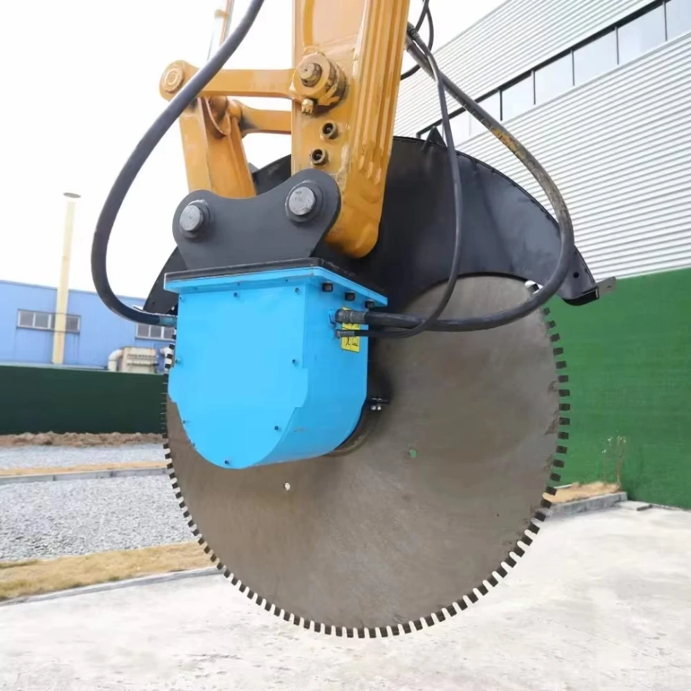 Universal Fit  Rock Saw Hydraulic Stone Cutting Machine Hydraulic Cutting Granite Rock Saw for Most Brand in Construction Fields