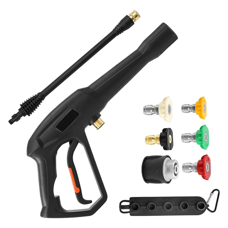 

High-Pressure Cleaninggun With Replacement Extension Rod, Compatible With K2, K3, K4, K5,K6,K7,Electric Cleaningmachines