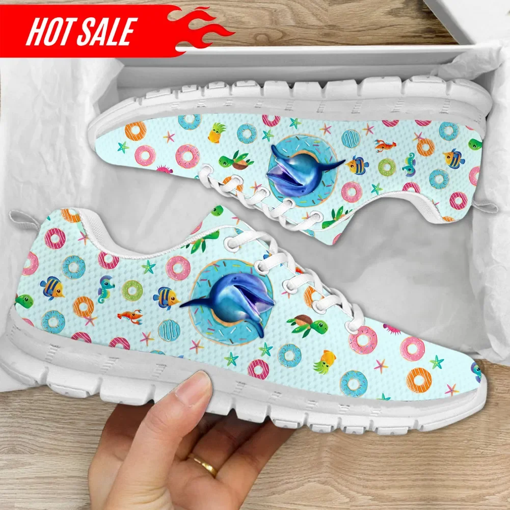 2023 New Casual Sneakers for Women Glum and Dolphin Athletic Shoes Outdoor Non-slip Wear-resistant Walking Footwear
