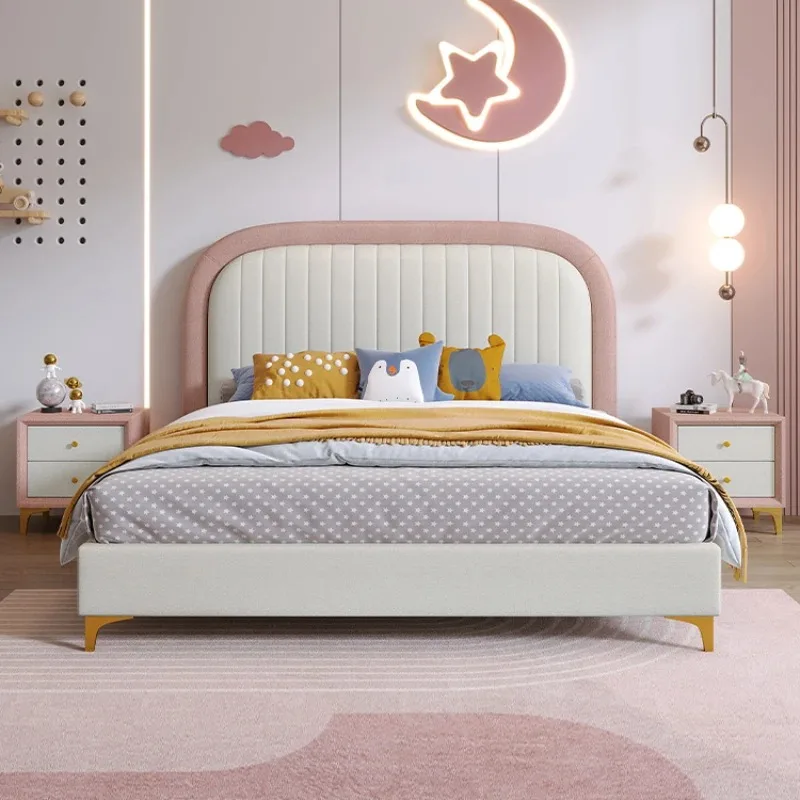 Girls Comforter Double Bed Waterproof Luxury Storage Queen Bases Bed Frames Full Size Bedframe Letto Matrimoniale Home Furniture