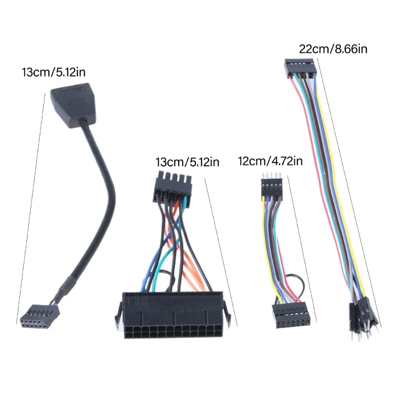 Zestaw kabli USB 12-pinowych do przełączania zasilania dla płyt głównych M900 do standardowego komputera PC