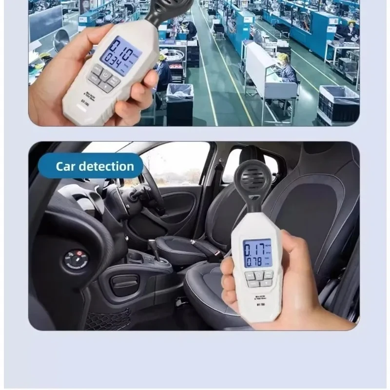 Digital High-Precision Indoor Air Quality Detector, TVOC HCHO Formaldehyde Detection Monitor for Home Indoor Use