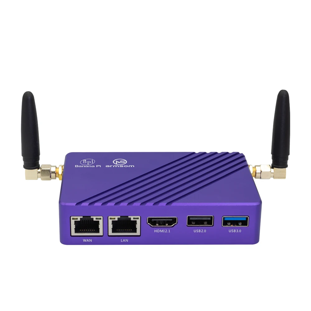 Imagem -04 - Estojos Banana pi para Bpi-m7 Preto ou Roxo Acessórios