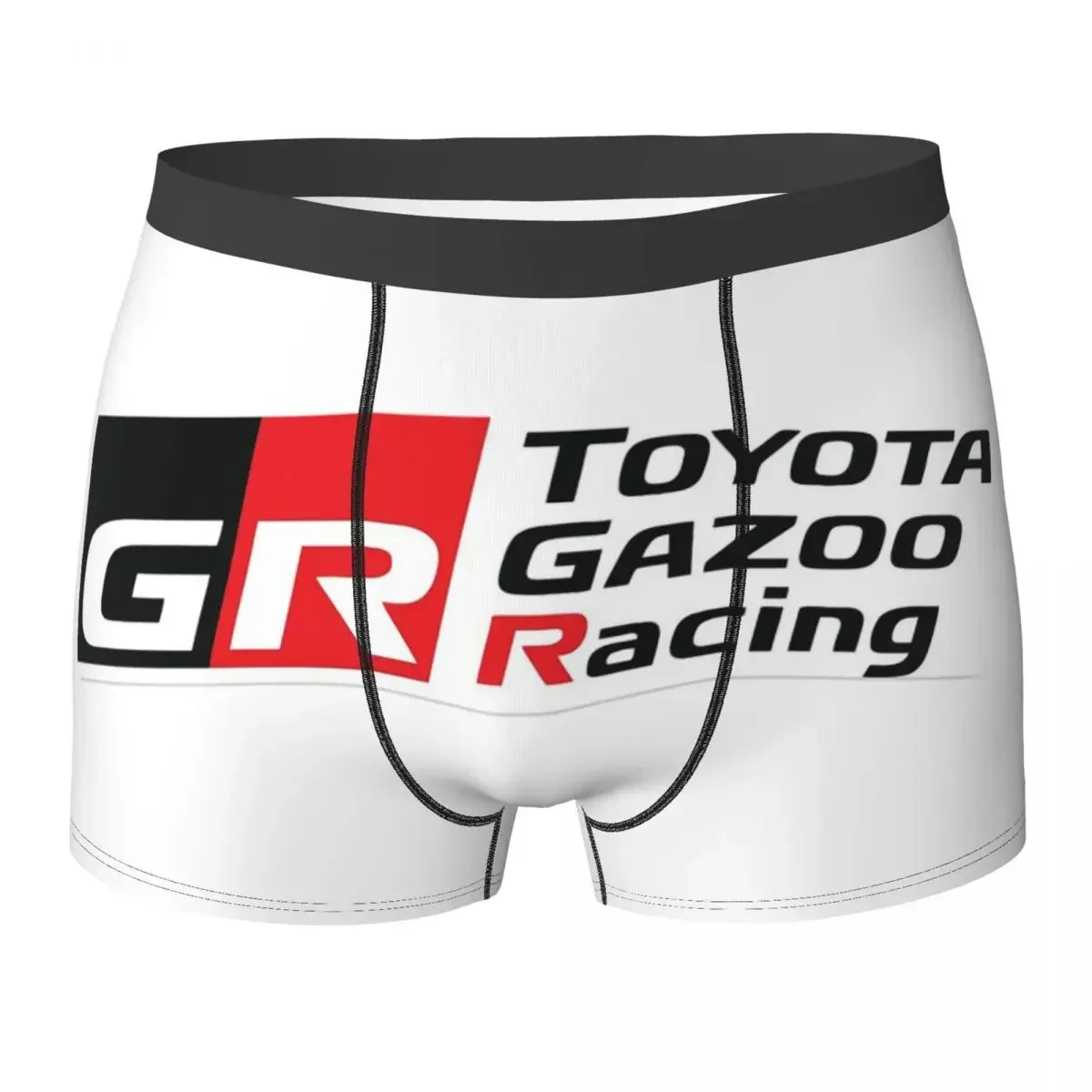 Celana dalam celana pendek Boxer GR Logo Gazoo Racing GR Olahraga (1) celana dalam pria ventilasi pakaian dalam untuk hadiah pacar laki-laki Homme