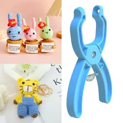 1PC Knitting Crochet Doll Safety Eye Pliers Crochet Eye Attacher Tool Quick Doll Stuffed Animals Making Supplies Auxiliary Tool