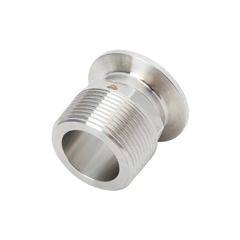 304 Stainless Steel Tri-Clamp Adapter NPT Male Thread, Sanitary Quick Connect Pipe Fitting,SL26015