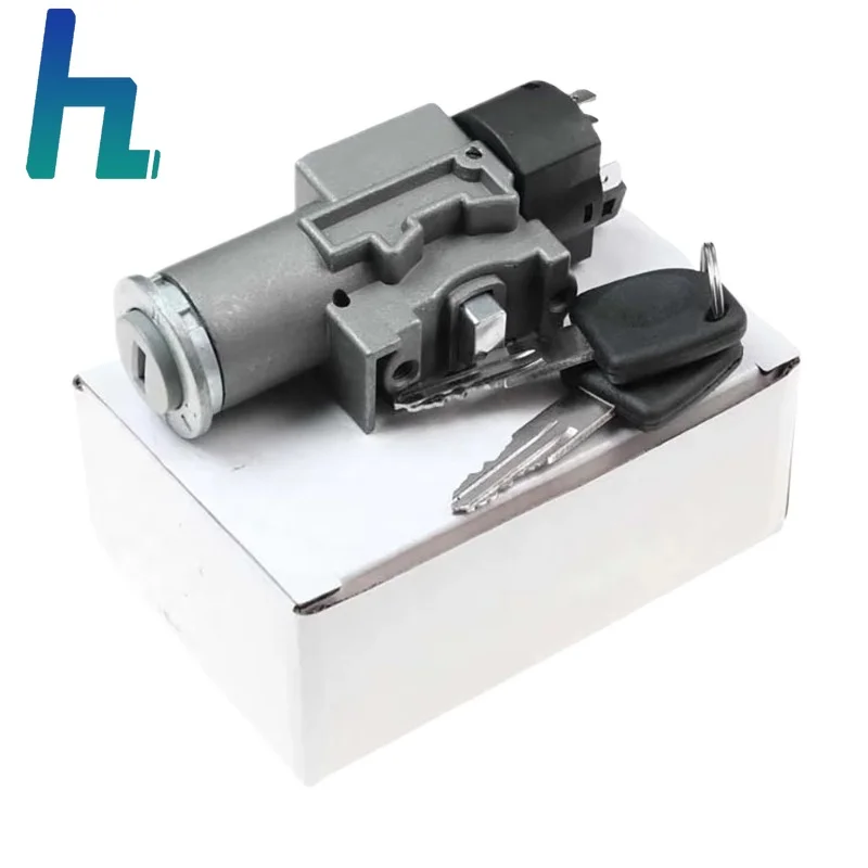 

93741068 New Ignition Lock Barrel Switch & 2 Keys Applicable for Chevrolet GM Matiz