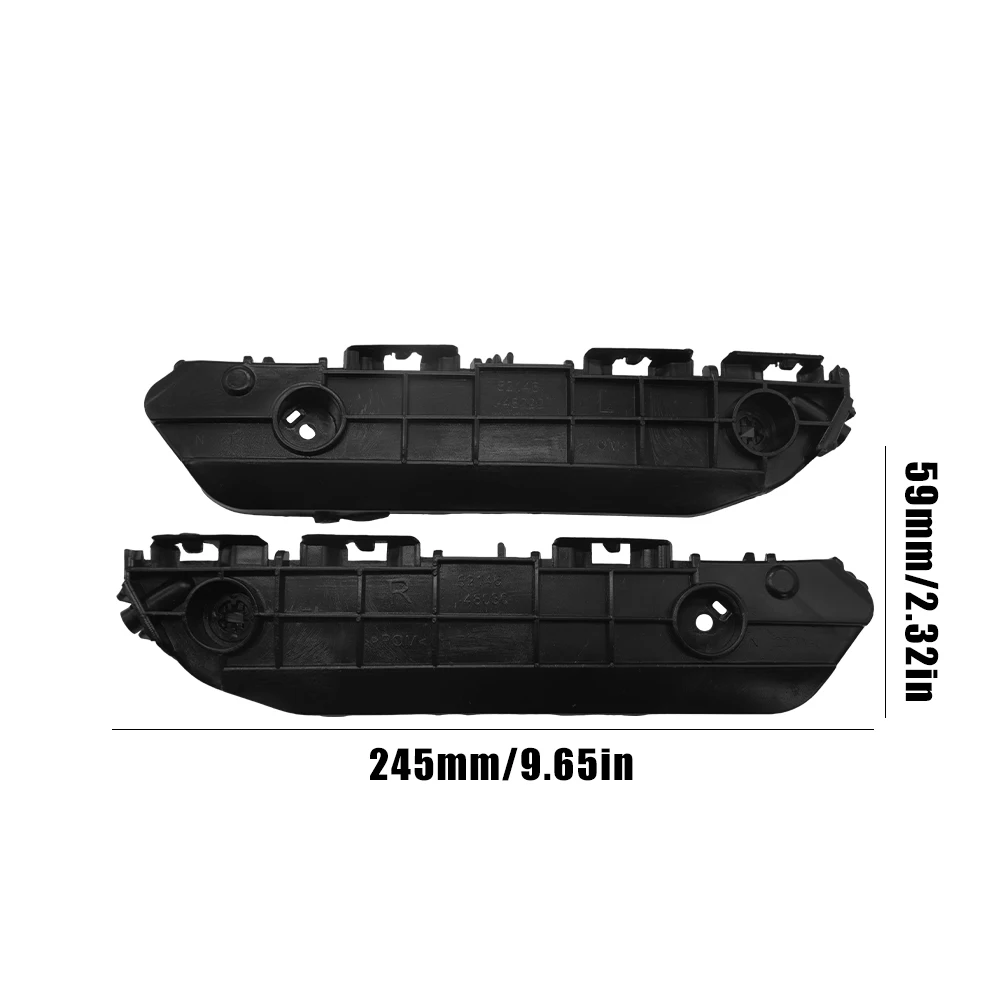Pair For Toyota Highlander 2008-2010 Front Bumper Brackets Retainer Buckle Leaf Plate Mounting Fixing Brackets Car Accessories - view 3
