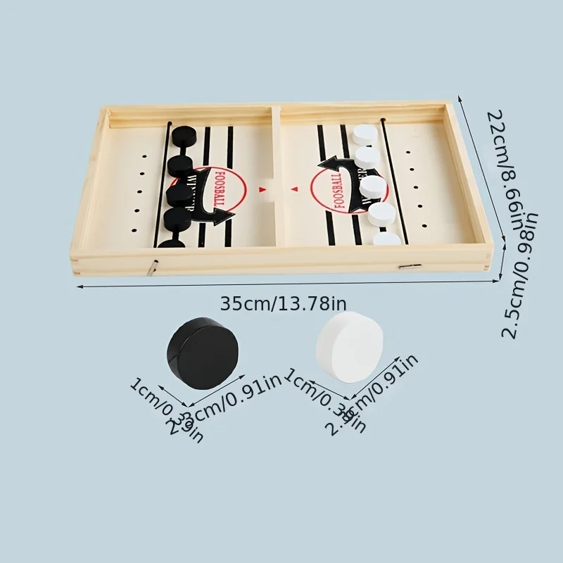 Slingshot Board Games For Adult, Super Winner Sling Puck Foosball Board Game Slingshot Table Hockey Party Game Bouncing Chess