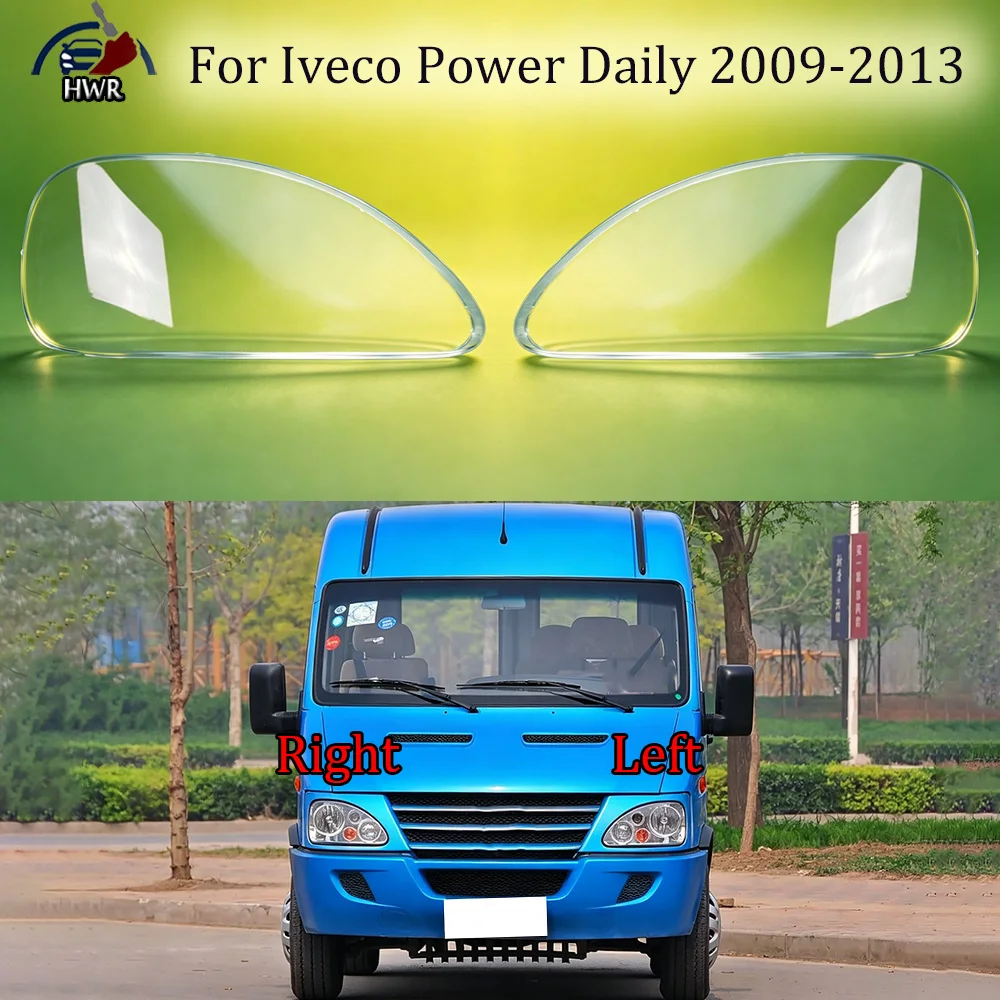 

Car Accessories Headlamp Transparent Cover For Iveco 2009 2010--2013 Power Daily Lampshade Headlight Shell Lens Plexiglass
