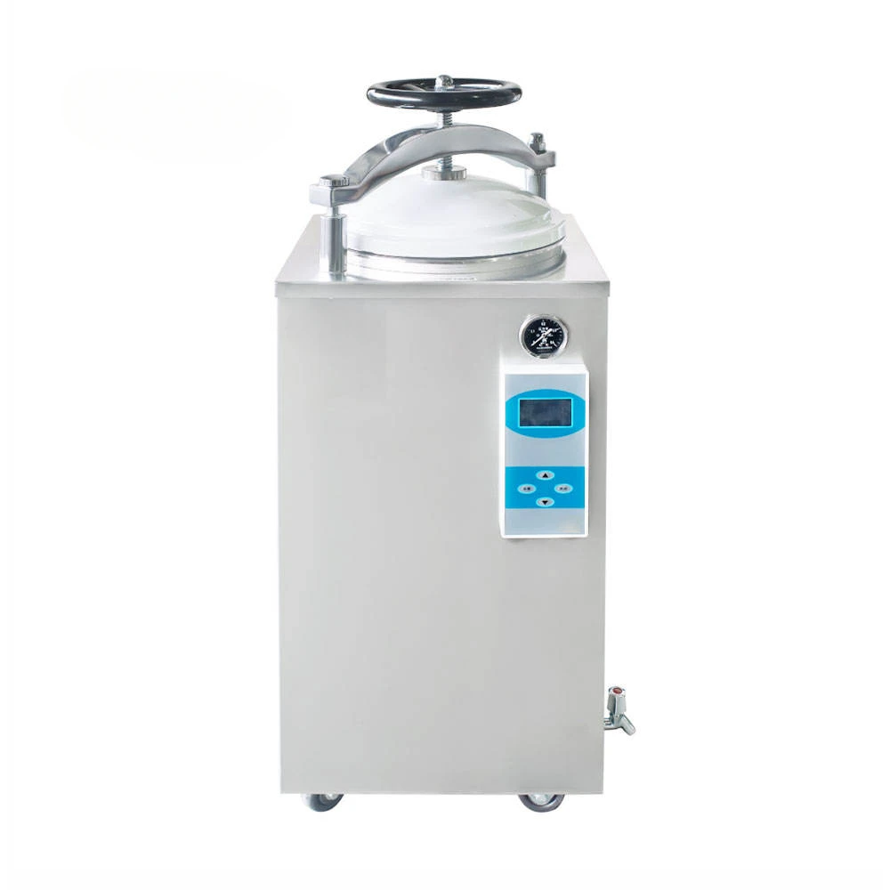 Vertical 35 50 75 100L Pressure Hand-wheel Steam Sterilizer Autoclave Sterilization Machine