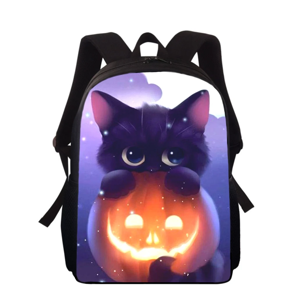 Cute pet Cat 15 "3D Print Kids Backpack Sacos De Escola Primária para Meninos Meninas Back Pack Estudantes School Book Bags