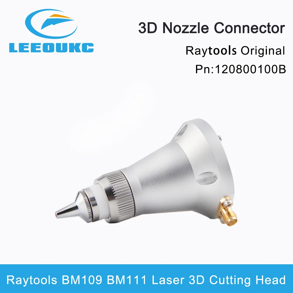 Raytools Original 3D Nozzle Connector TRA 120800100B For Raytools BM109 BM111 Laser 3D Tube Cutting Head Nozzles