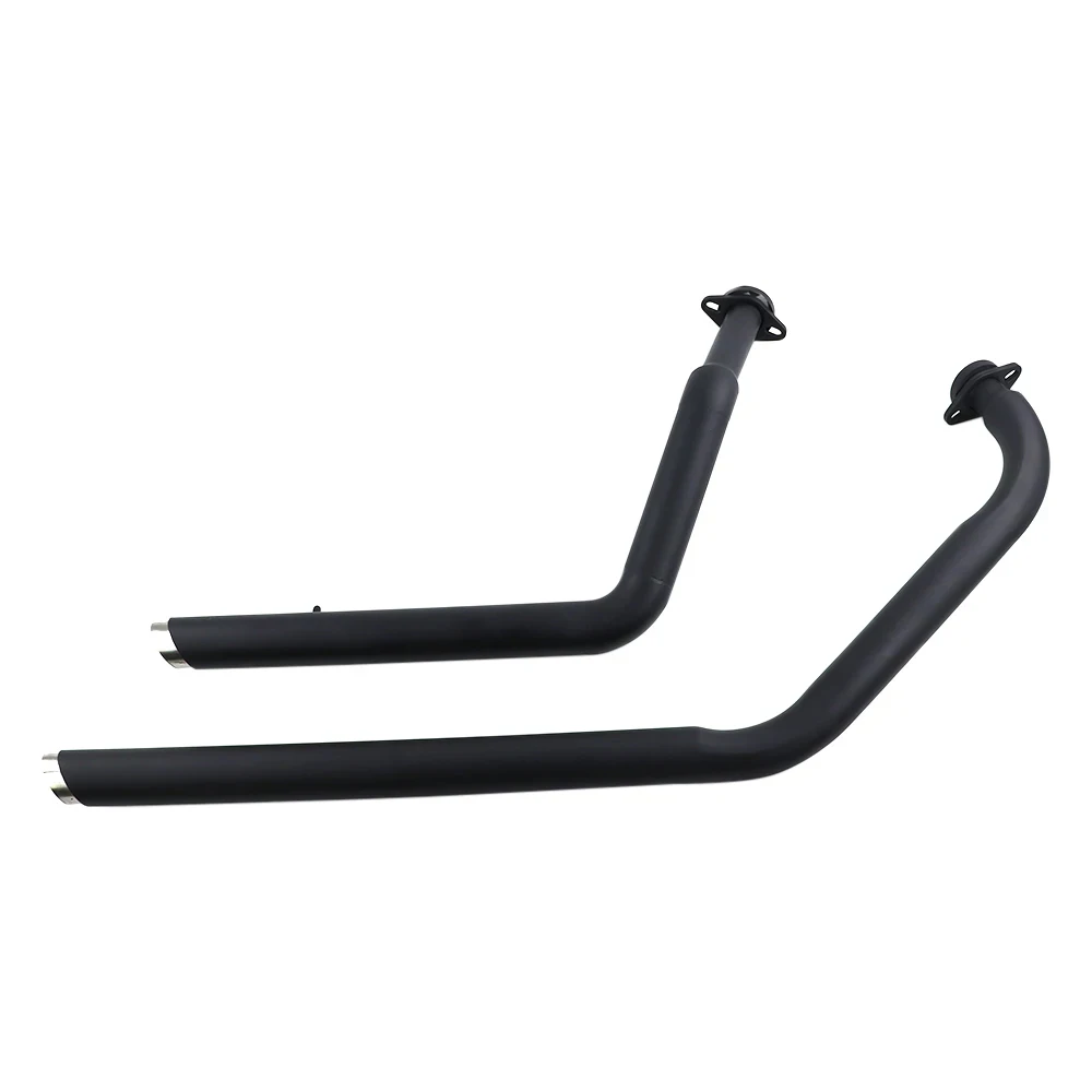 Silenciador redondo duplo 2 em 2, sistema de escapamento completo, adequado para suzuki boulevard c50 c50c c50t m50 volusia 800 intruder 2001-2025