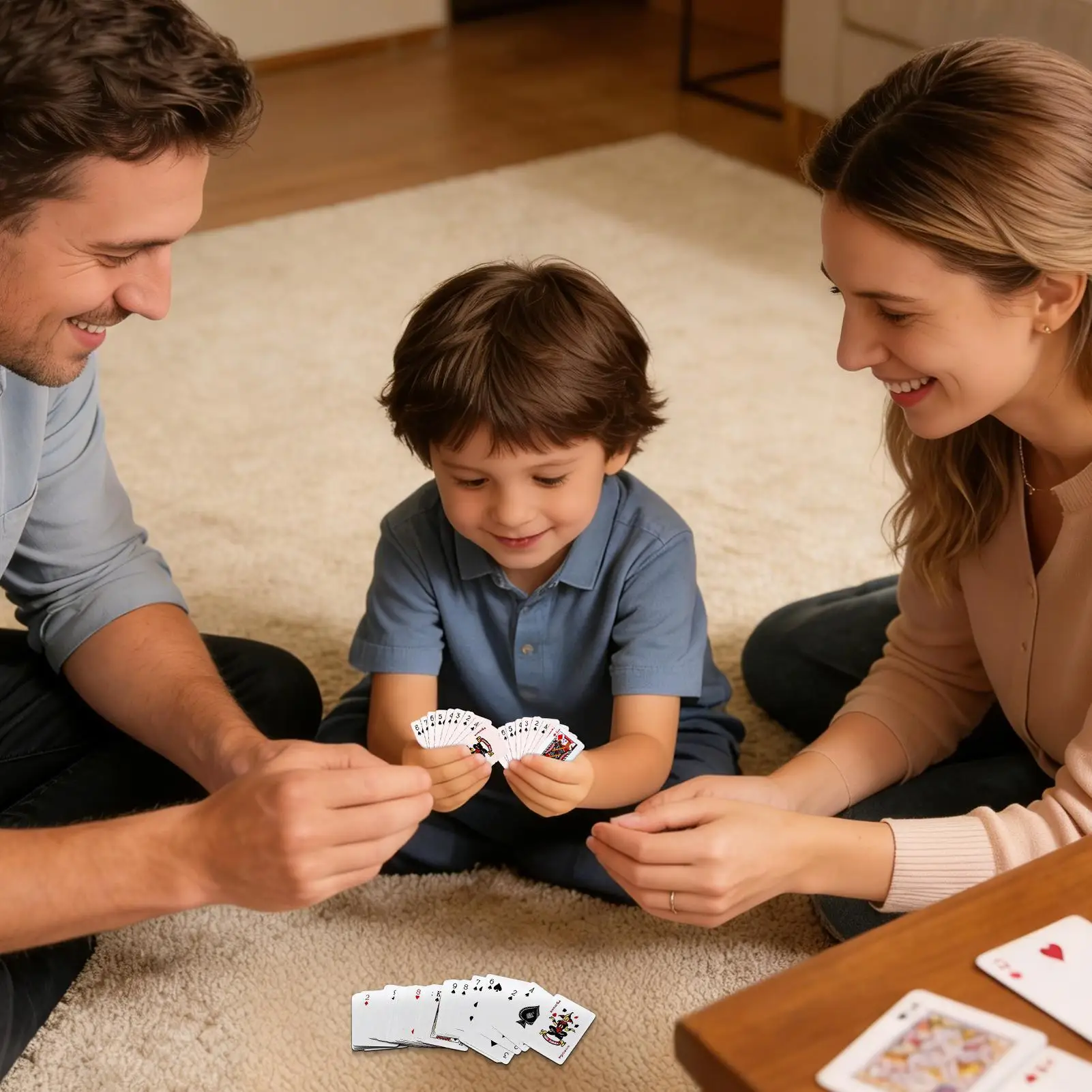 Mini Playing Cards Portable Travel Poker Card Tabletop Game for Kids Teens Adults Magicians Players Collectors Travelers