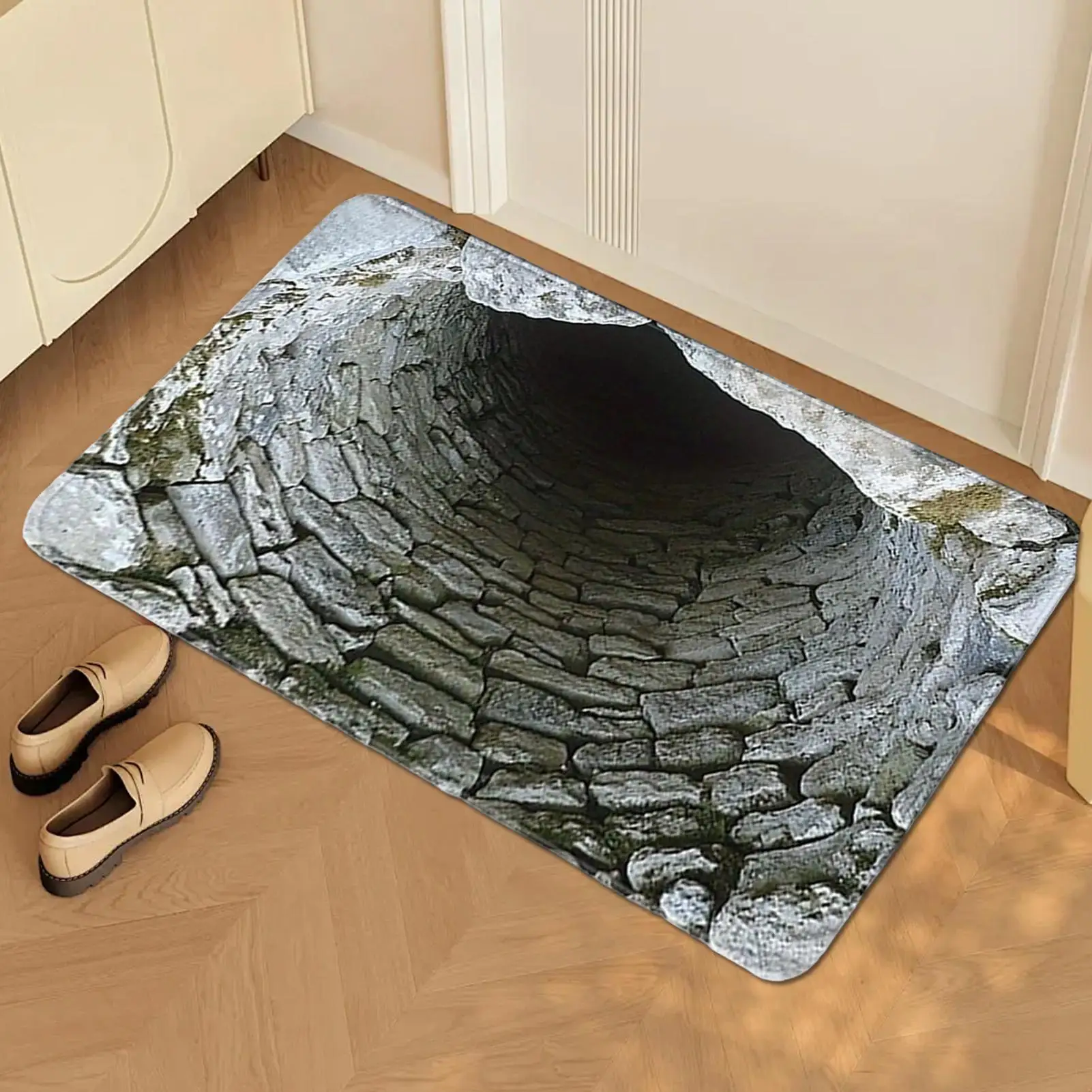 

3D иллюзорный ковер бездонное отверстие, нескользящий дверной коврик, впитывающий иллюзорный ковер для дома, рабочего места, ванной комнаты, прихожей, общежития