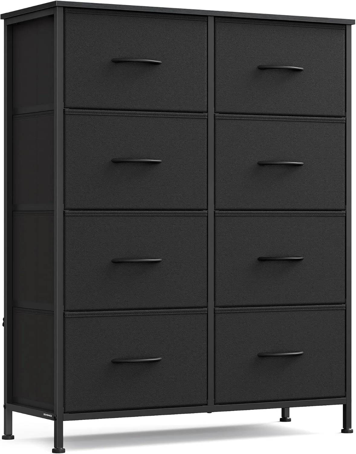 

Modern 8-Drawer Fabric Dresser, Steel Frame with MDF Top, Storage Organizer for Bedroom and Office