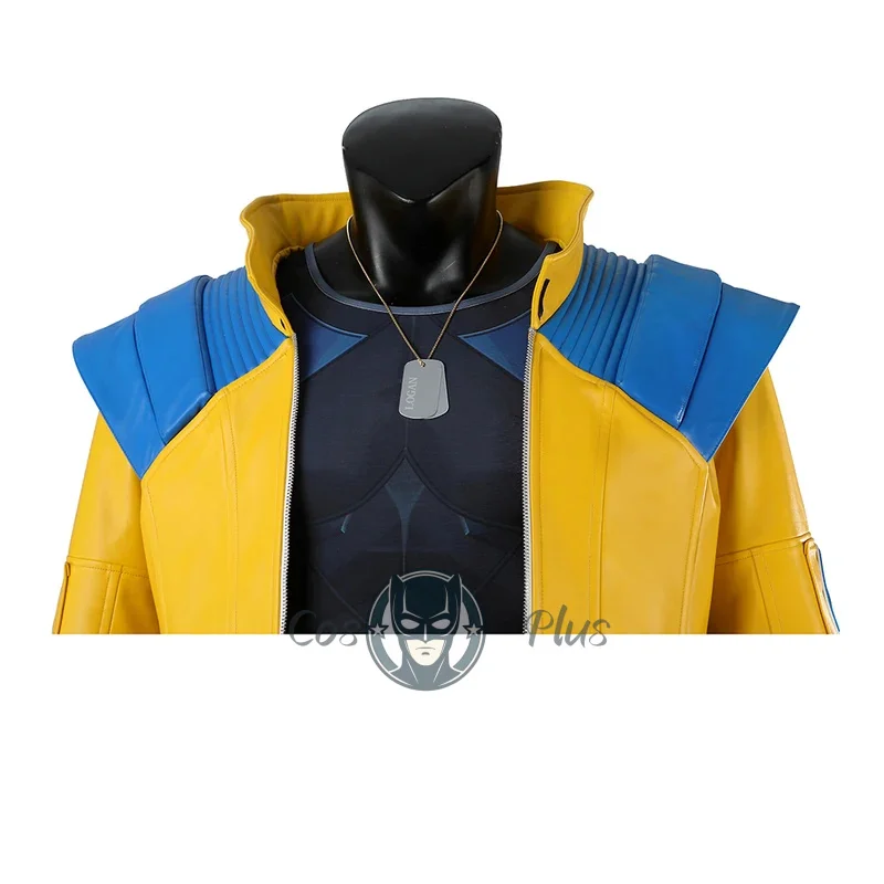 أزياء المنافسين ولفيرين التأثيرية للرجال سترة بانت خارقة أزياء منافس لوجان معطف الزي الذكور ملابس الهالوين مجموعة كاملة للحفلات