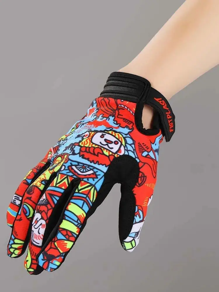 AliExpress NONE fistplast for  New off-road motorcycle riding gloves anti-wear breathable motorcycle full-finger gloves outdoor bicycle