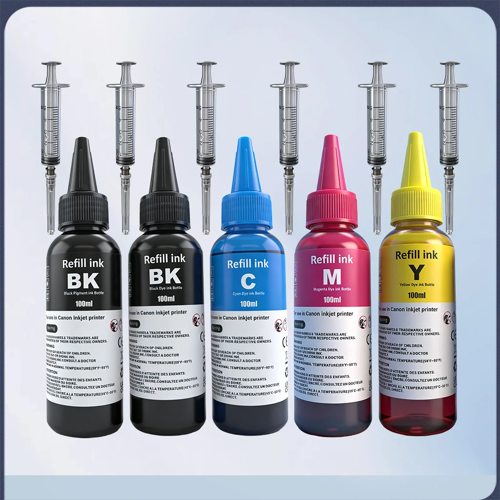 PGI-550 CLI-551 PGI550 CLI551 Refill Ink Refill Ink Kit Dye For Canon PIXMA MG5450 MG5550 MG565 MG6350 7550 IX6850 Printer Ink