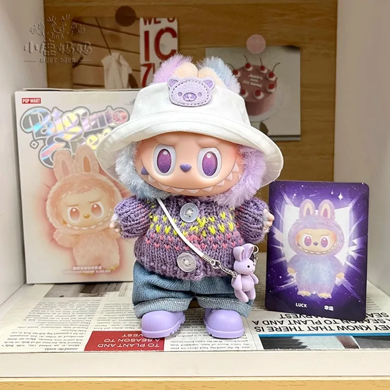 

For Labubu Clothing Doll The Monsters Front High Energy Series Pendant Set Accessories Macaron Dress Up Trendy Baby Replacement