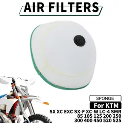 Motorcycle Dual Foam Layer Sponge Air Cleaner Filter For KTM SX XC EXC SX-F XC-W LC-4 SMR 85 105 125 200 250 300 400 450 520 525