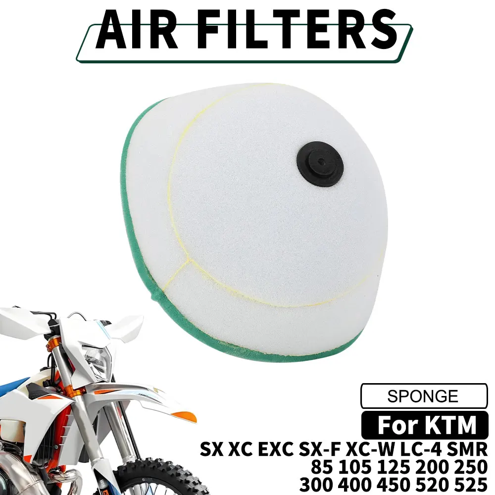 Motocyklowy filtr powietrza z podwójną warstwą pianki do KTM SX XC EXC SX-F XC-W LC-4 SMR 85 105 125 200 250 300 400 450 520 525