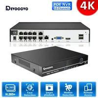 10CH H.265 4K POE NVR Security System with XMEYE Face Detection 8MP 5MP CCTV Network Surveillance Recorder for 8MP POE IP Camera