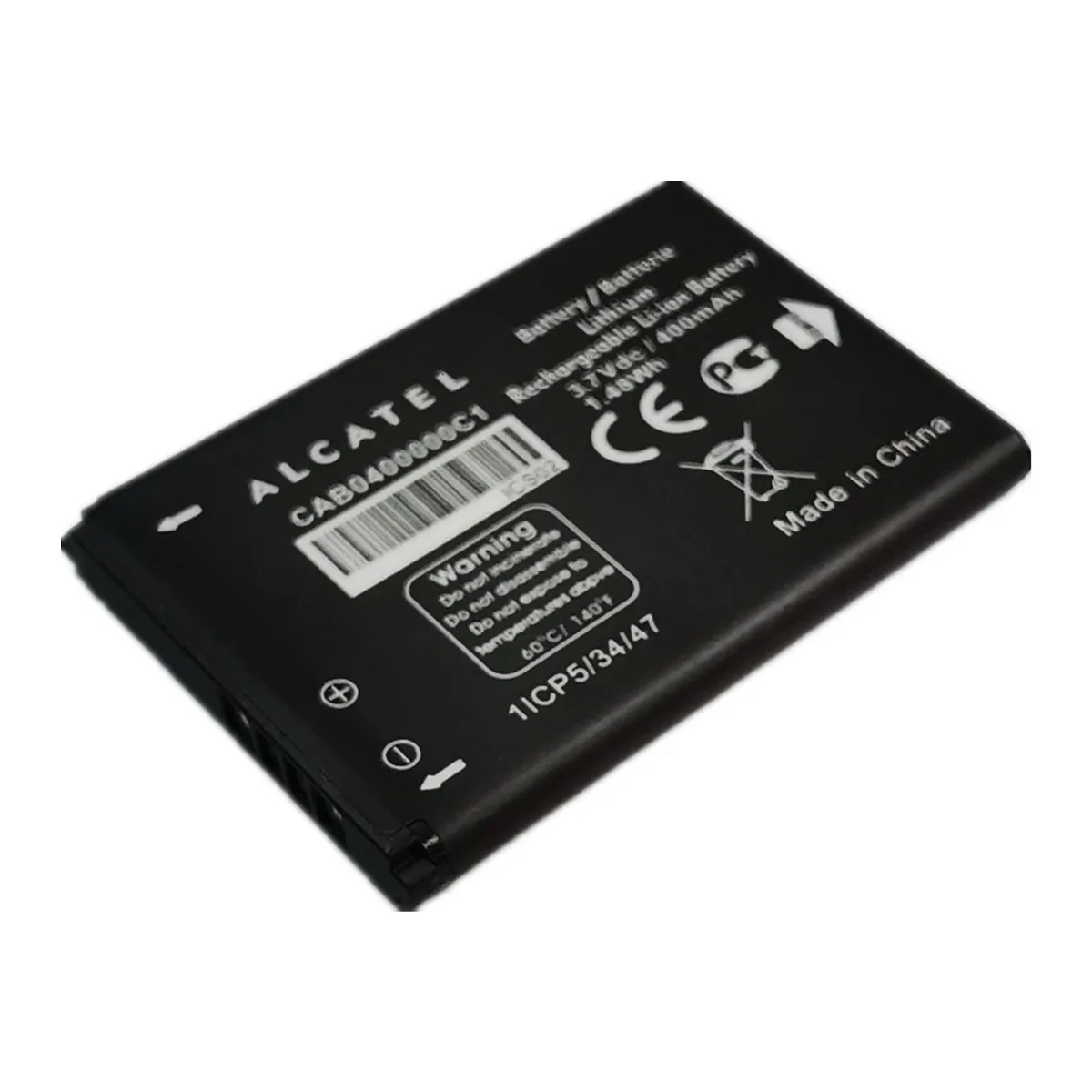 New High Quality CAB0400000C1 Mobile Phone Battery For ALCATEL One Touch 103 103A 105 105A OT-2012D Replacement Battery Bateria