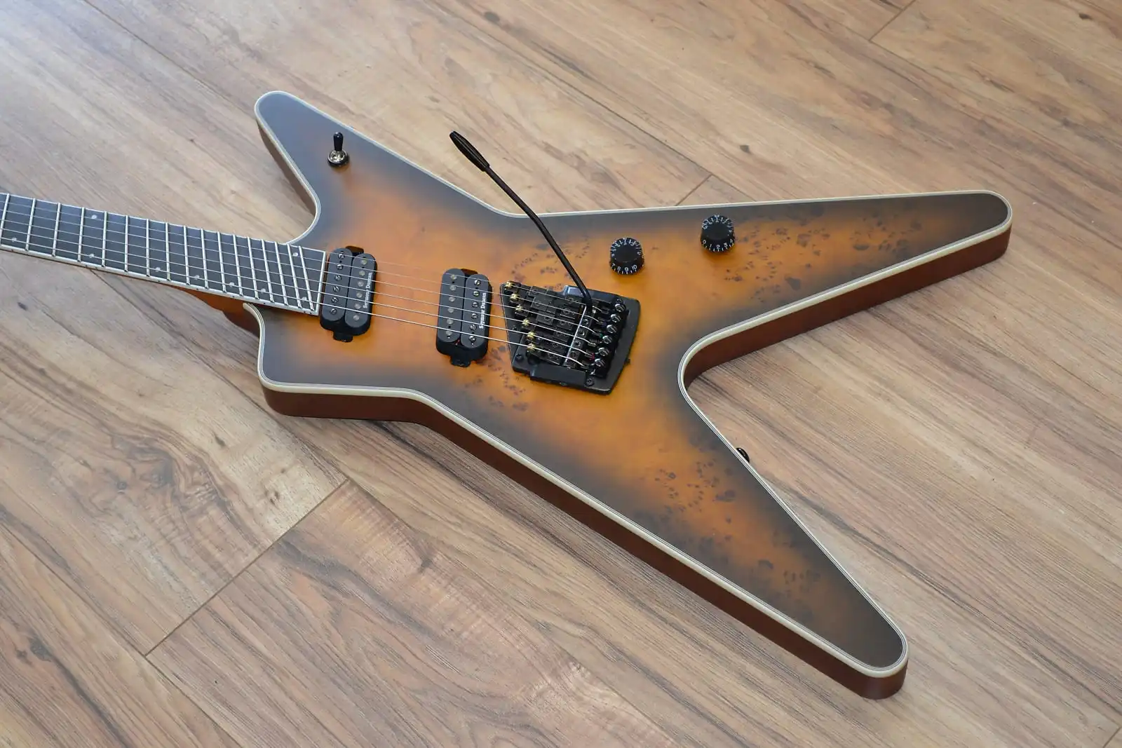 6 7 String Electric Guitar Ebony Fingerboard