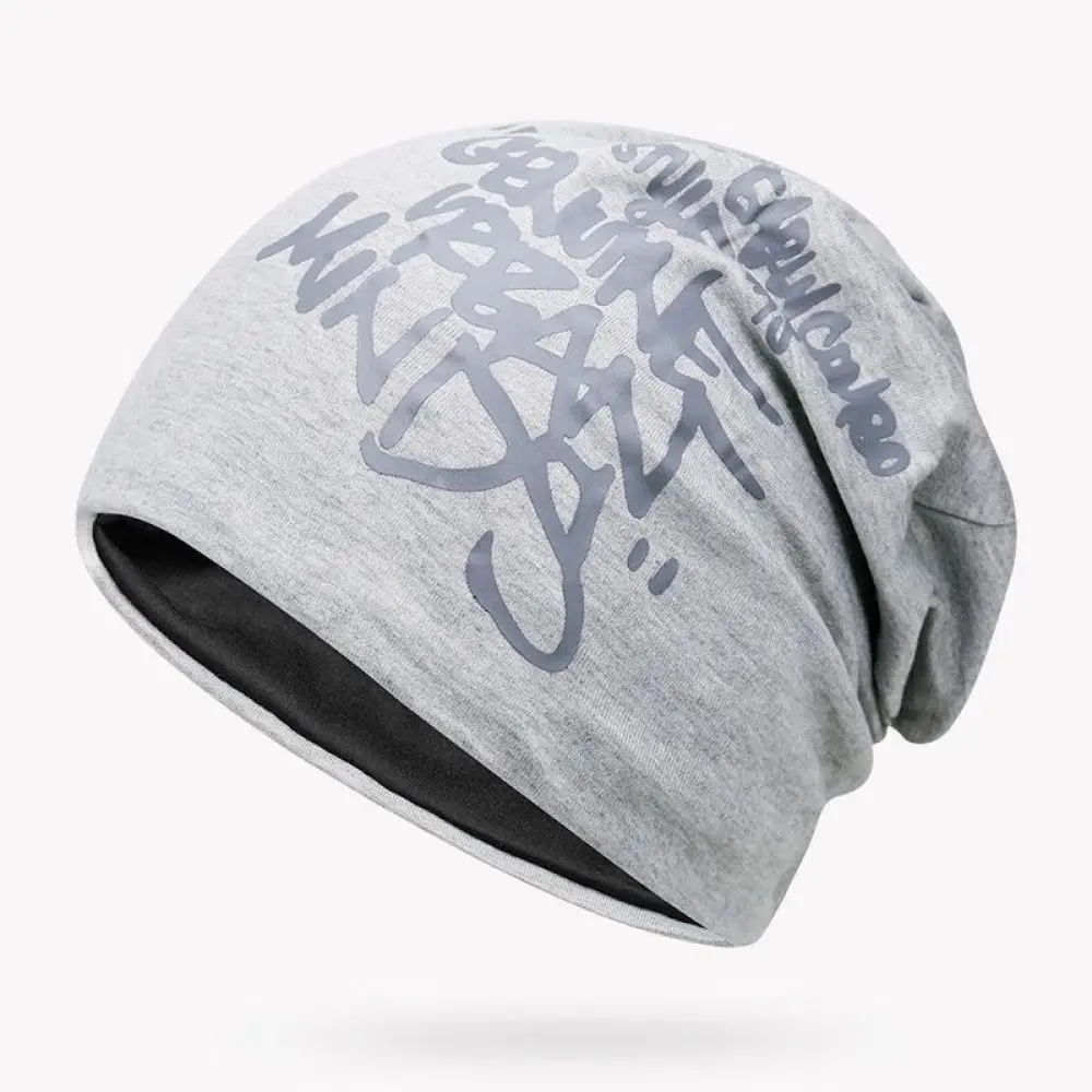 Outdoor Cycling Beanie Hat Breathable Thin Style Headwear Minimalist Personality Design Elastic Cap For Jogging And Running