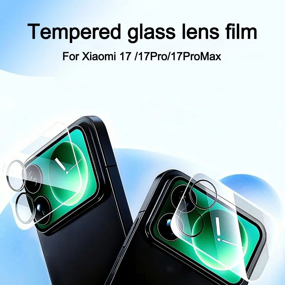 ثلاثية الأبعاد التغطية الكاملة عدسة حامي المضادة للخدش المعادن الزجاج المقسى غطاء عدسة الكاميرا 9H HD ل Xiaomi 17/17Pro/17 Pro Max #5