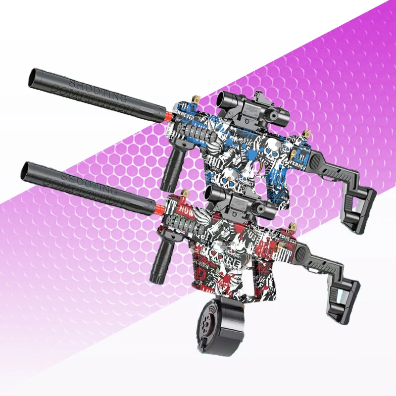 M416 Outdoor Shooting Automatic Gun Toy Victor Electric Shooting Water Bullet Pistol Interactive Toys For Kids Adults Christmas