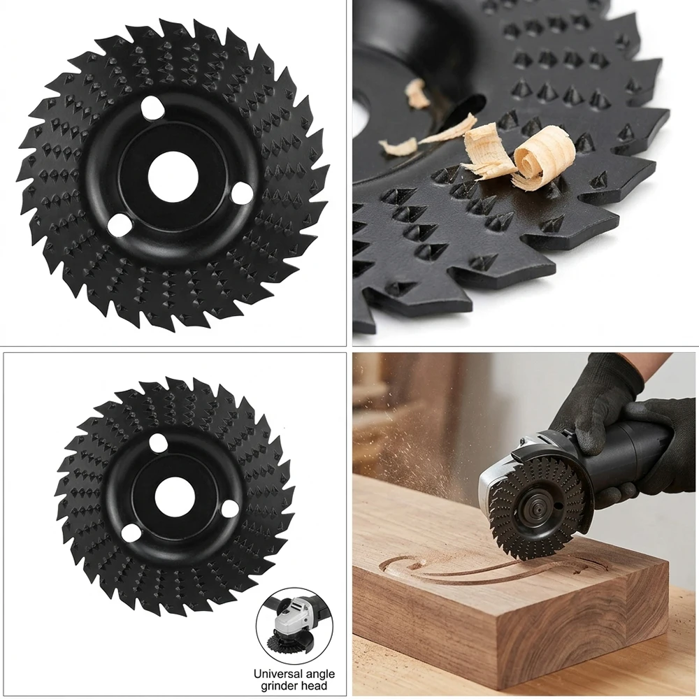 Round Wood Angle Grinding Grinding Wheel Disc Angle Grinder Cemented  22mm Aperture Sawtooth Tool