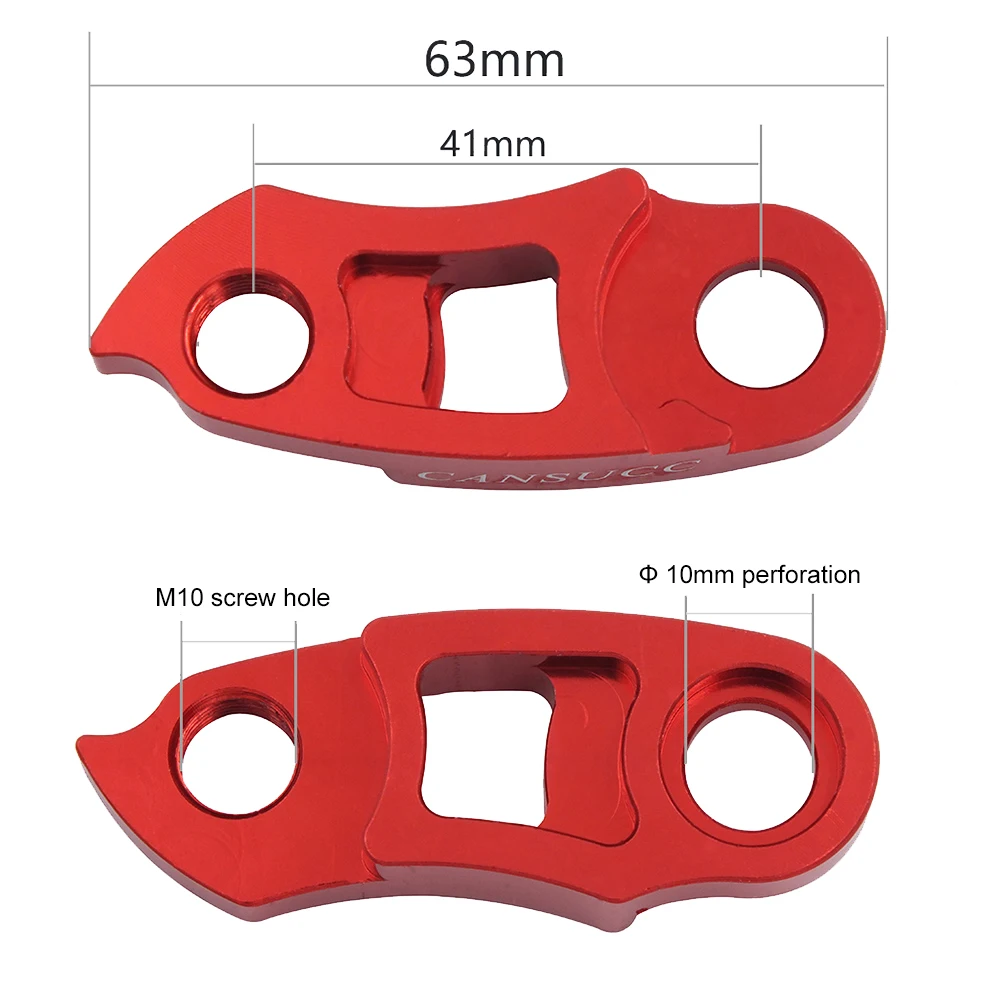 Cansucc دراجة الخلفية Derailleur شماعات سبائك الألومنيوم شماعات تمديد موسع ل 32-56t دولاب الموازنة أدوات الدراجات اكسسوارات