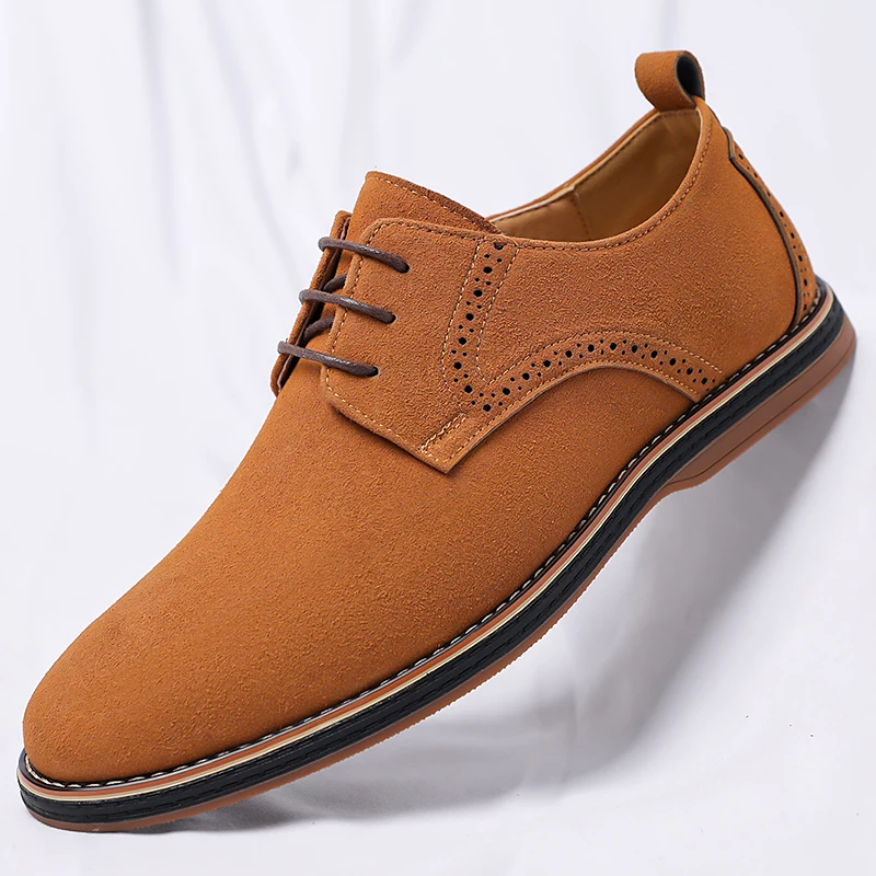 

Men's Business Casual Leather Shoes, Soft Sole, Non-slip & Breathable, for Commuting, Outdoor Activities and Driving-2879
