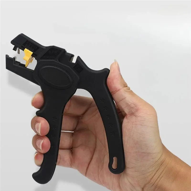 T19C Multi Function Automatic For Wire Stripper 0.08-6Mm Self Adjusting Electrician Tool Cable Stripping Tool For Wire Removal