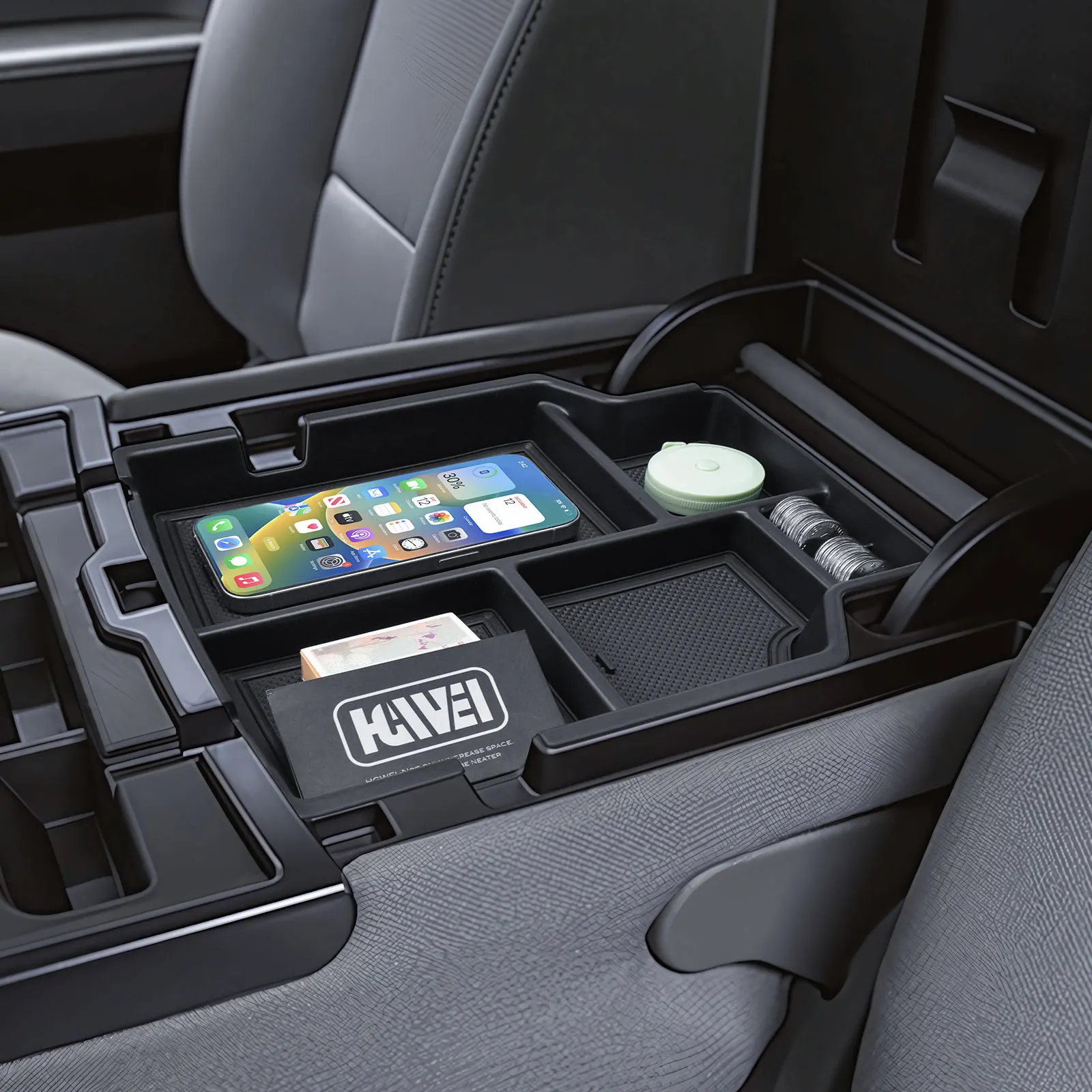 

Center Console Organizer Tray For 2014-2018 Chevy Silverado 1500/GMC Sierra 1500 Armrest Storage Box Interior Car Accessories