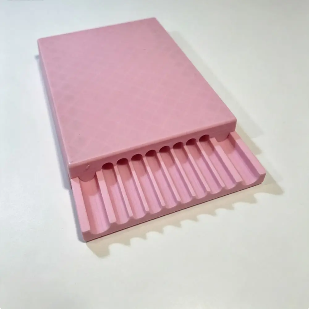 4PCS Plastic Clay Gel Ball Maker Tool Grooved Rolling Surface Sliding Structure Nail Art Roller Reusable 1/2/3/4mm