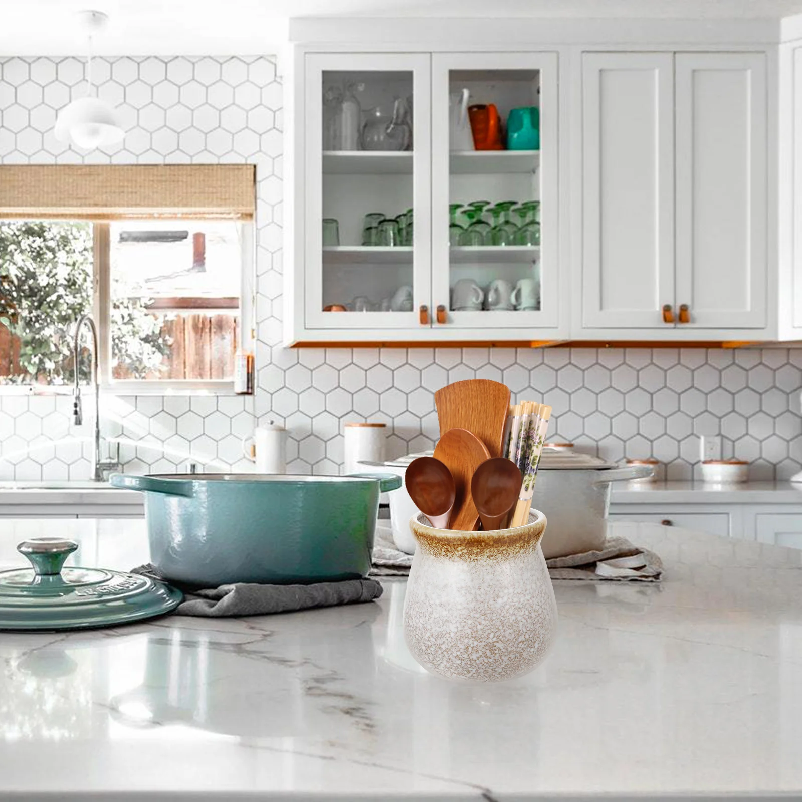 

Ceramic Chopsticks Storage Holder Japanese Style Vintage Tableware Organizer for Kitchen Utensils Storage Restaurant Supplies