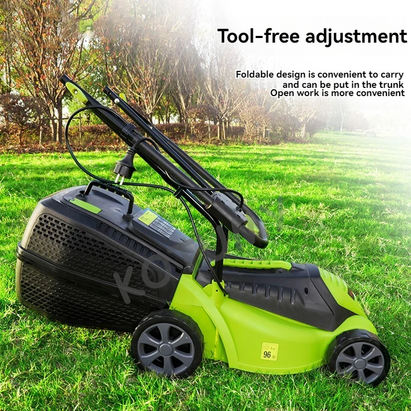 

Electric Lawn Mower 3600RPM Multifunctional Grass Trimmer Household Portable Cutter Adjustable Garden Trimming Machine