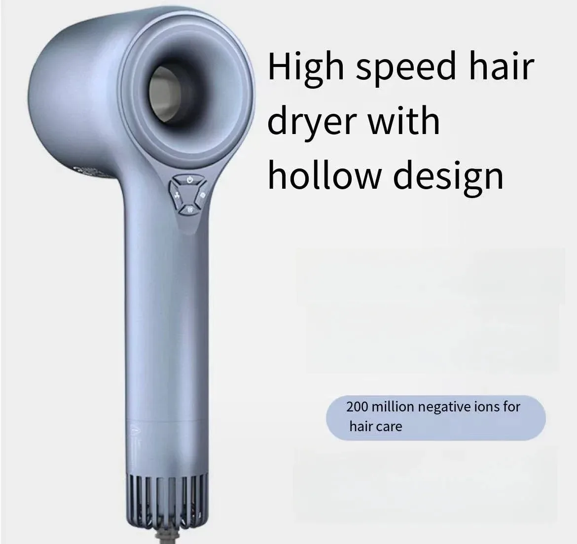 Leafless Professional High Speed 110000RPM Hair Dryer Negative Ion Hair Care Salon Styler Styling Tools Strong Powerful Wind