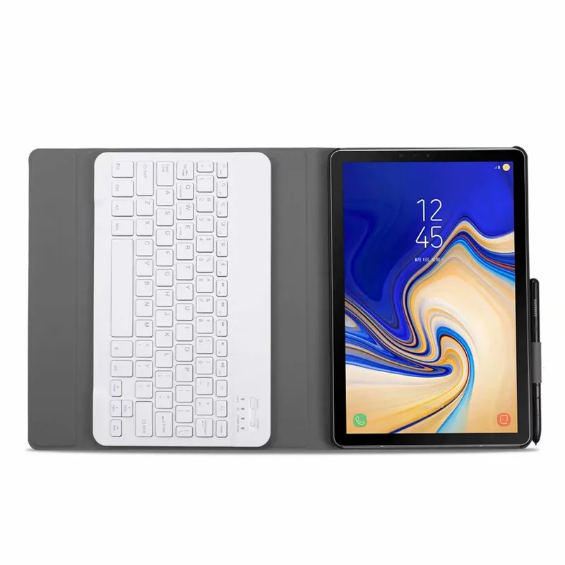 Imagem -05 - para Samsung Galaxy Tab a7 10.4 2023 Sm-t500 T505 T507 Teclado Mais Case de Alta Qualidade com Suporte Flip Capa de Couro Tablet