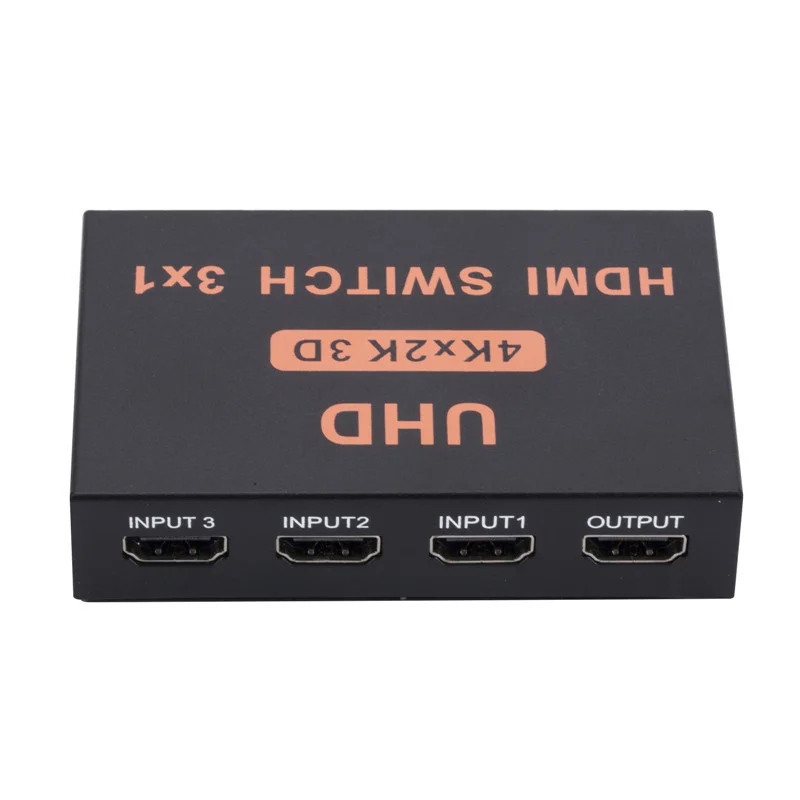 PC 모니터용 IR 리모컨 포함 비디오 컨버터, 3 포트 HDMI 스위치, 3x1 4K 풀 HD HDMI 스위처 선택기, HDTV Xbox PS3