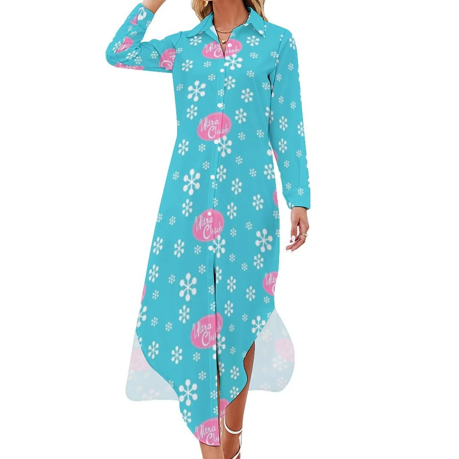 

Ultra Clutch Hairspray Musical Long Sleeved Shirt Dress Dresses gala summer dresses for women 2024