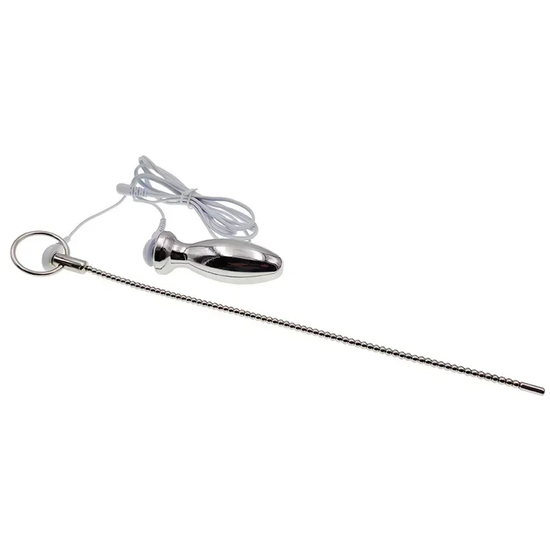 Electro Shock Chastity Device Cock Cage Male Lock Penis Ring Electro Shock Scrotum Bound Ring Sex Toys
