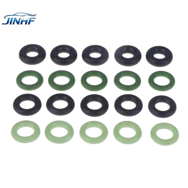 

20 шт. резиновое уплотнительное кольцо, уплотнительное кольцо, сальник, автомобильное уплотнение, резиновая прокладка автомобильной топливной форсунки